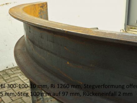 Rohrbiegerei CNC-Dornbiegen UNP 300-100-10