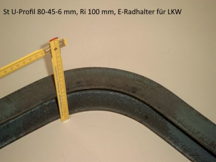 Rohrbiegerei CNC-Dornbiegen St-U-Profil 90-45-6 mm