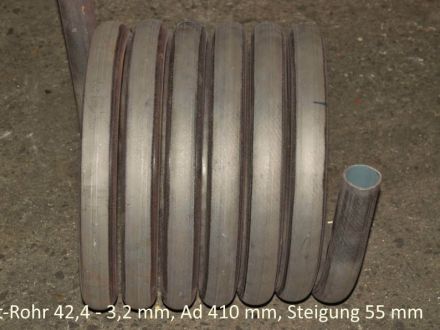 Rohrbiegerei CNC-Dornbiegen Spirale