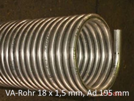 Rohrbiegerei CNC-Dornbiegen Va-Spirale Rohr 18 x 1,5 mm
