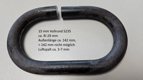 Rohrbiegerei CNC-Dornbiegen St-Vollrund 15 mm