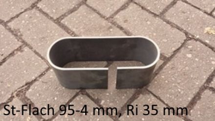 Rohrbiegerei CNC-Dornbiegen St-Flach 95 x 4 mm