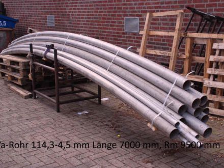 Rohrbiegerei CNC-Dornbiegen VA-Rohr 114,3 x 4,5 mm