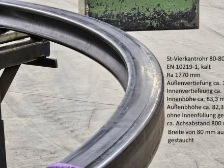 St Vierkantrohr 80-80-3 mm