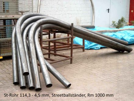 Rohrbiegerei CNC-Dornbiegen St-Rohr 114.3 x 4.5 mm